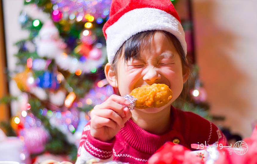 fried chicken, a special Japanese dish for Christmas